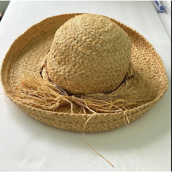 The Scala Collection Straw Boho Brim Sun Hat - Picture 8 of 9